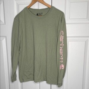 Carhartt Loose Fit Long Sleeve Logo Tee – Women’s L (12–14)
